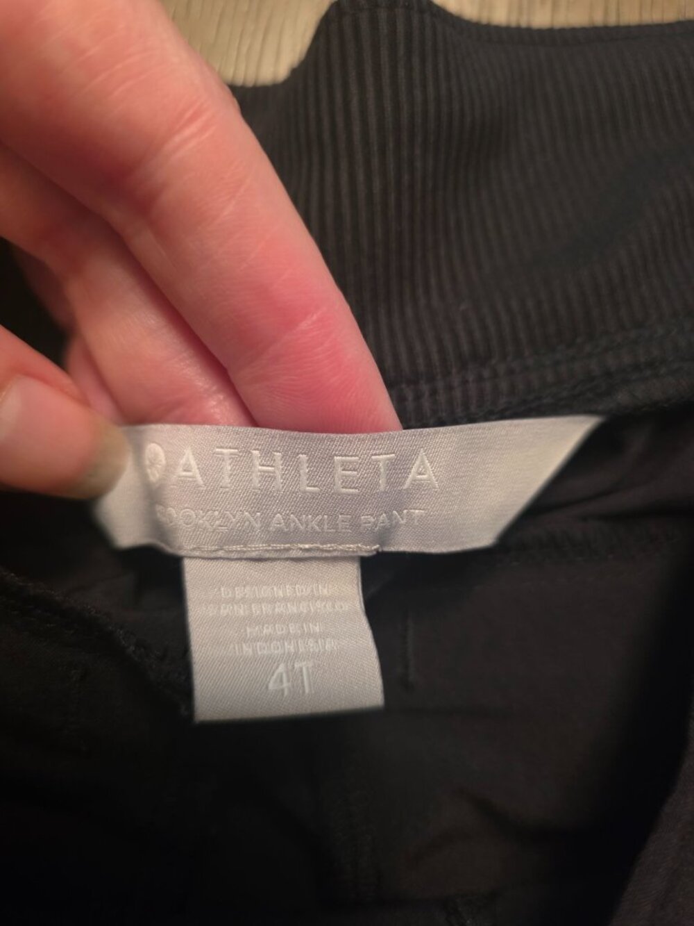 Athleta Lot of 2 Brooklyn Ankle Pants Blue black size 4 TALL - Picture 9 of 16